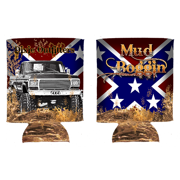 Mud Boggin Can Coozie by Dixie Outfitters®