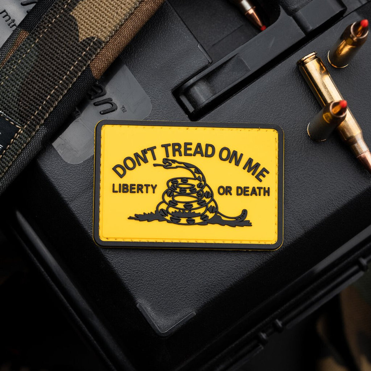 Don&#39;t Tread on Me, Liberty or Death PVC Patch