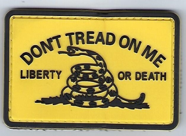 Don't Tread on Me, Liberty or Death PVC Patch