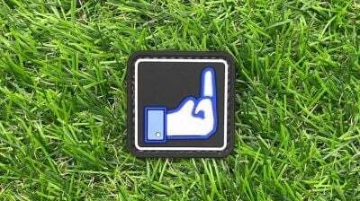 Square Dislike PVC Patch