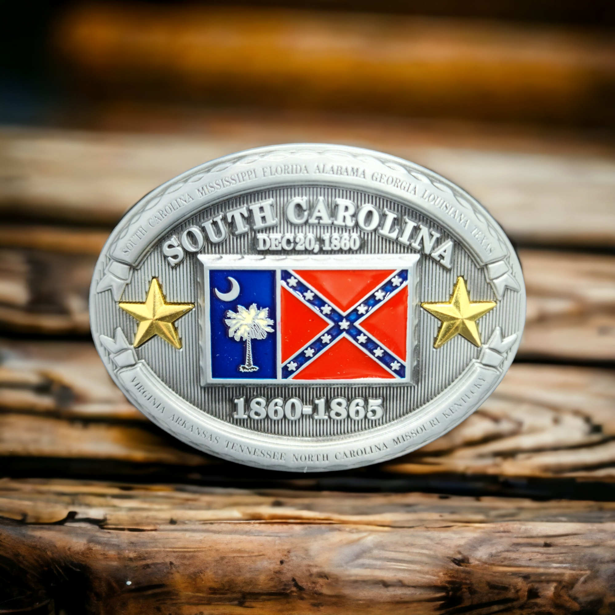 State Of South Carolina Belt Buckle