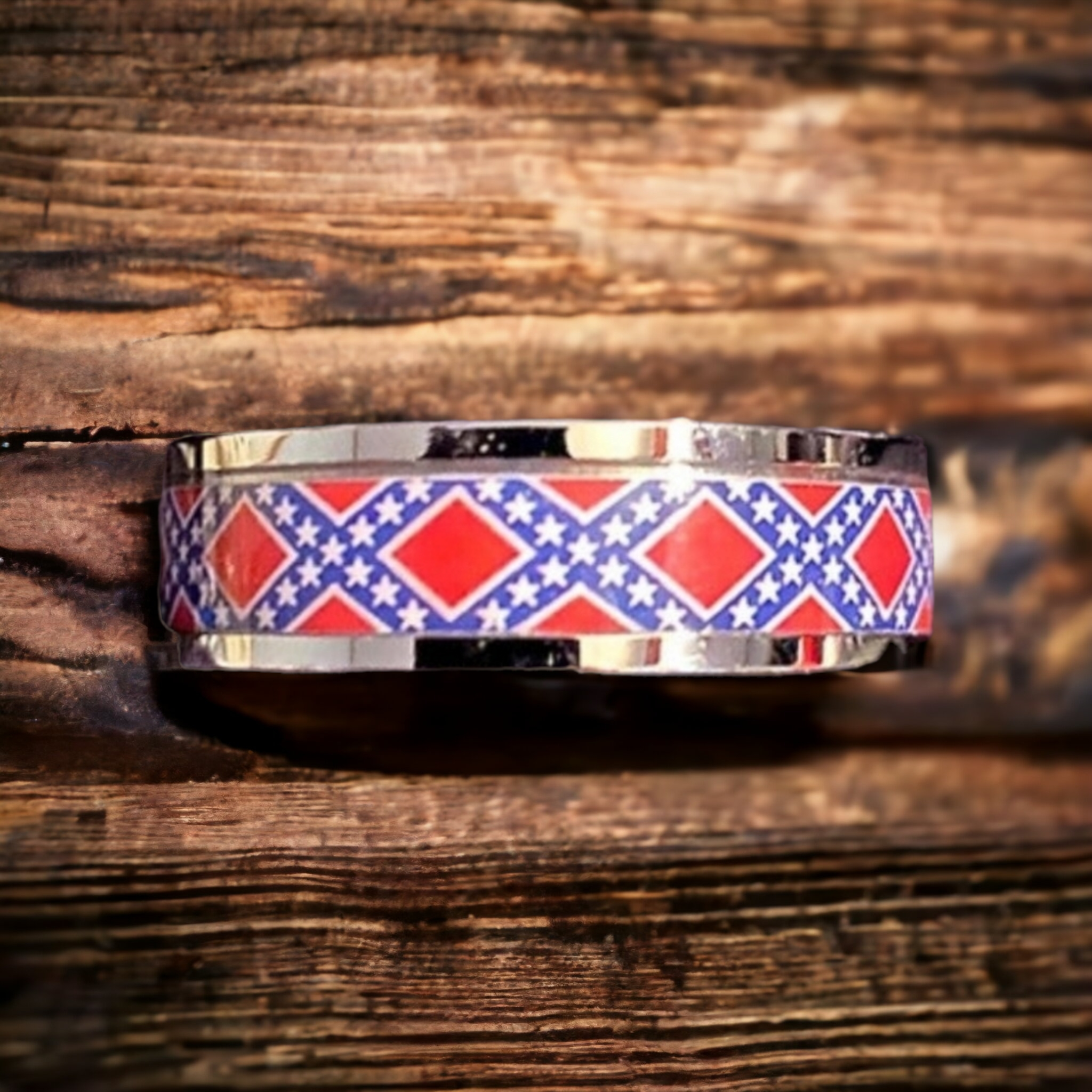 Confederate flag ring sales