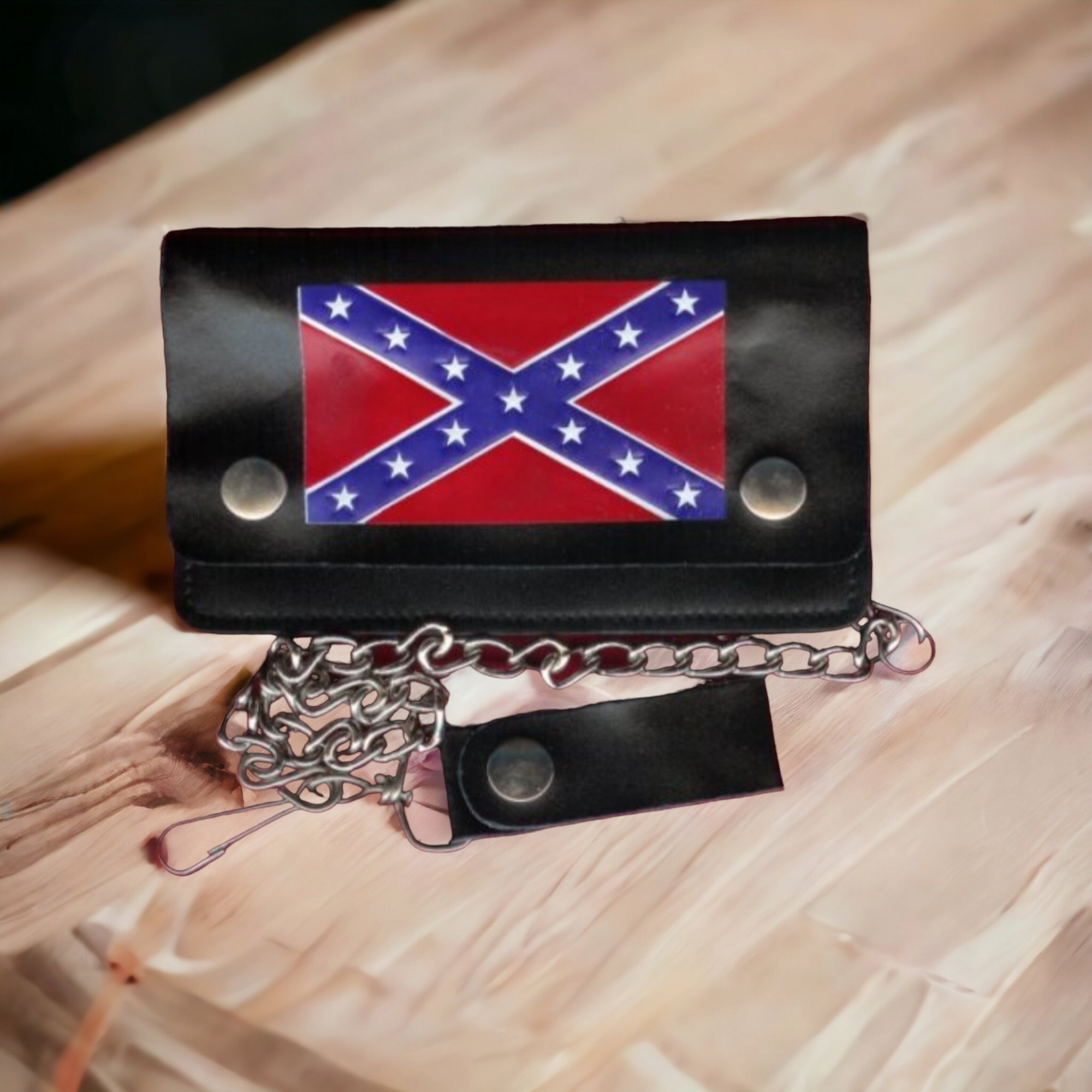 Battle Flag Biker Wallet