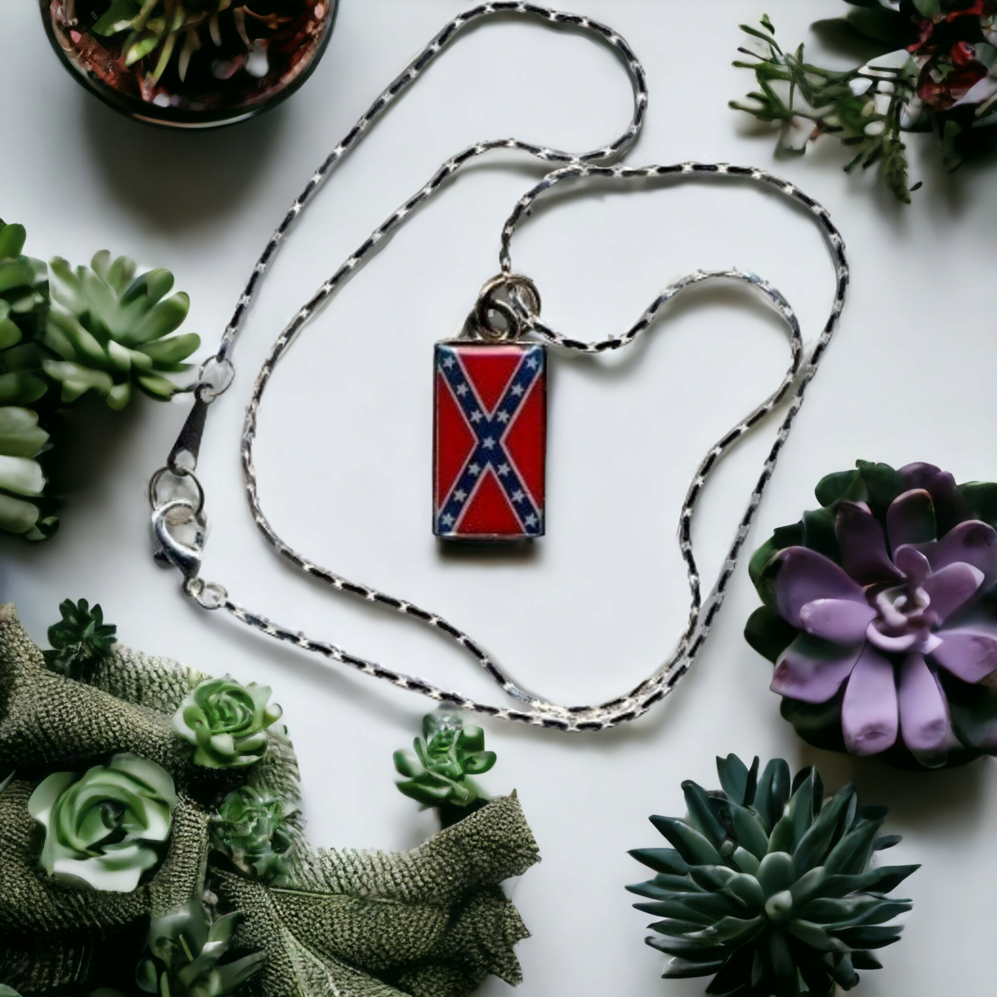 Battle Flag Necklace