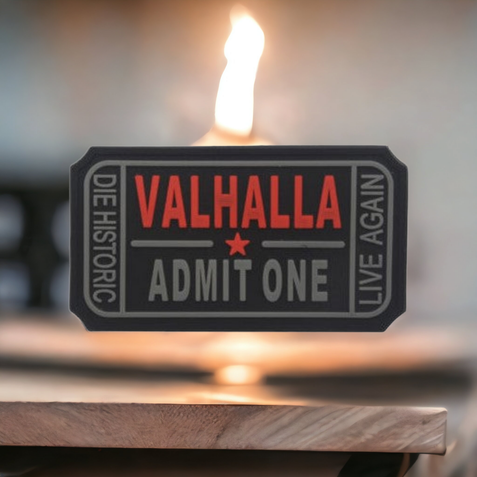 Valhalla Admit One PVC Patch