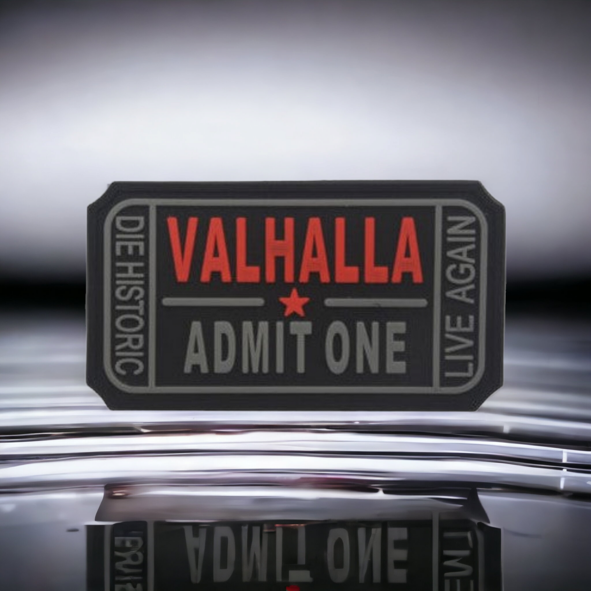 Valhalla Admit One PVC Patch