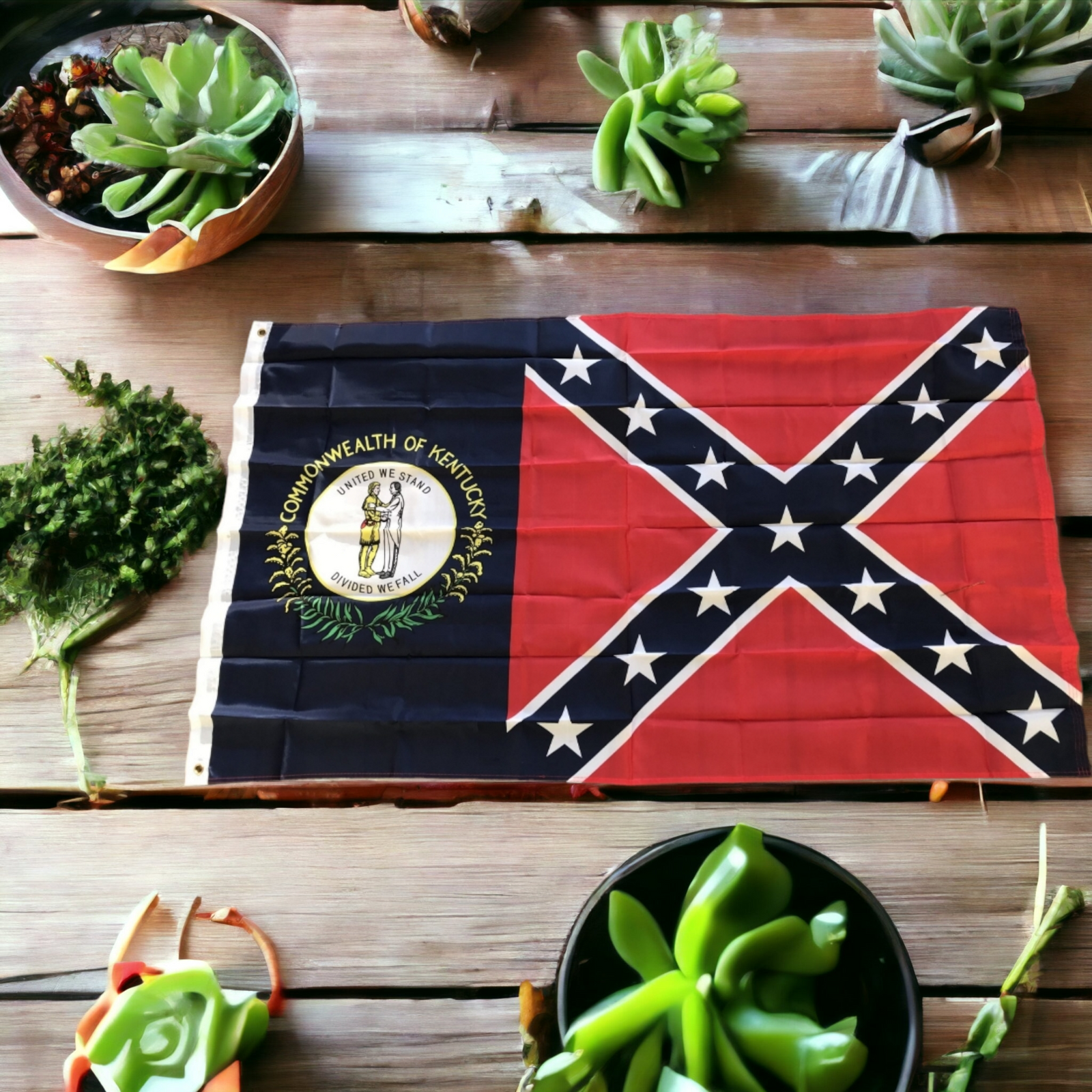 Kentucky / Battle Flag Combo