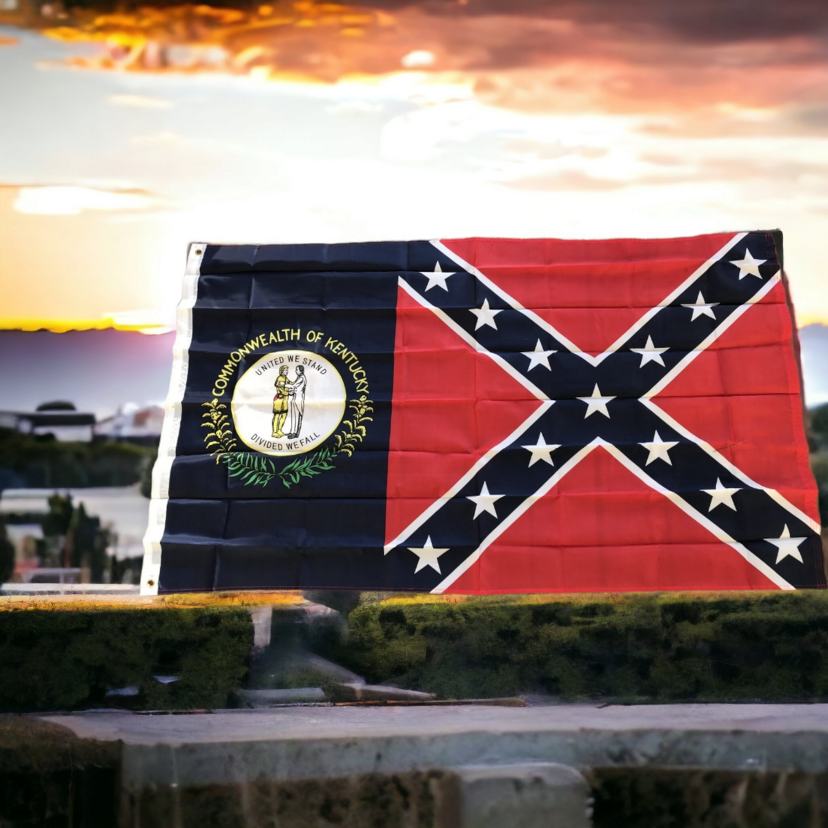 Kentucky / Battle Flag Combo