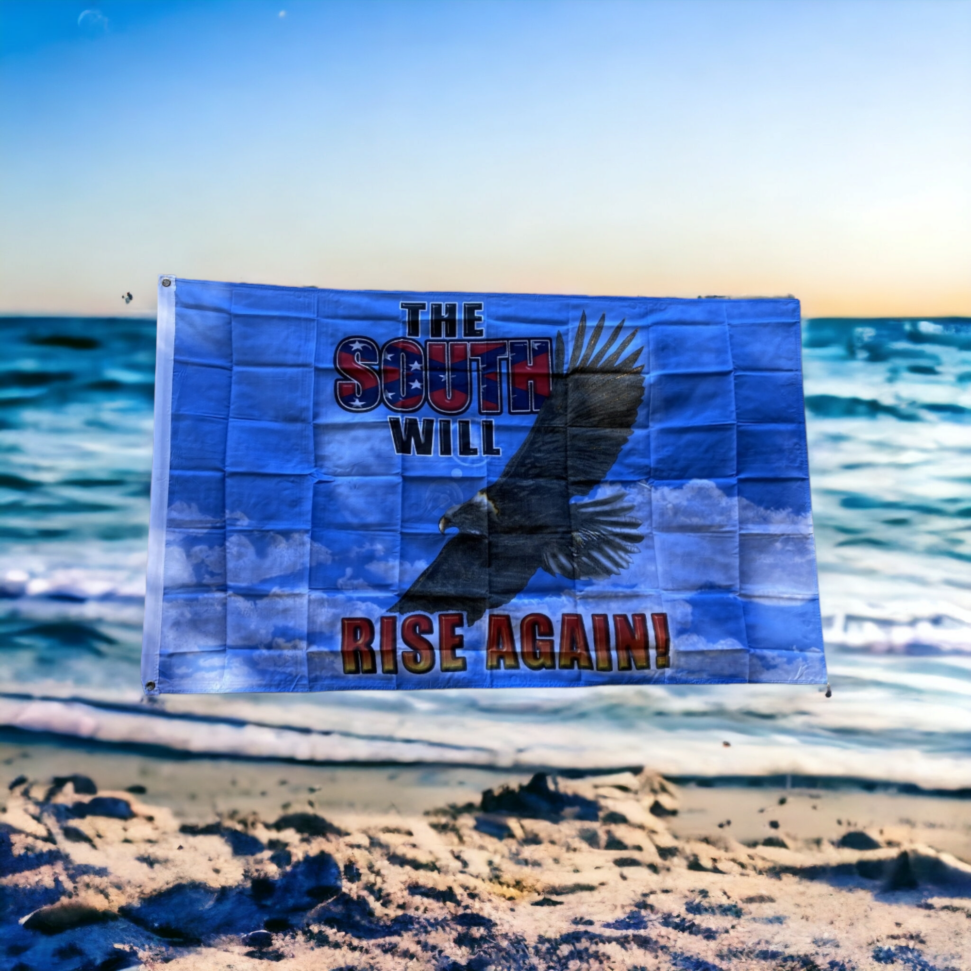 The South Will Rise Again - Eagle Flag