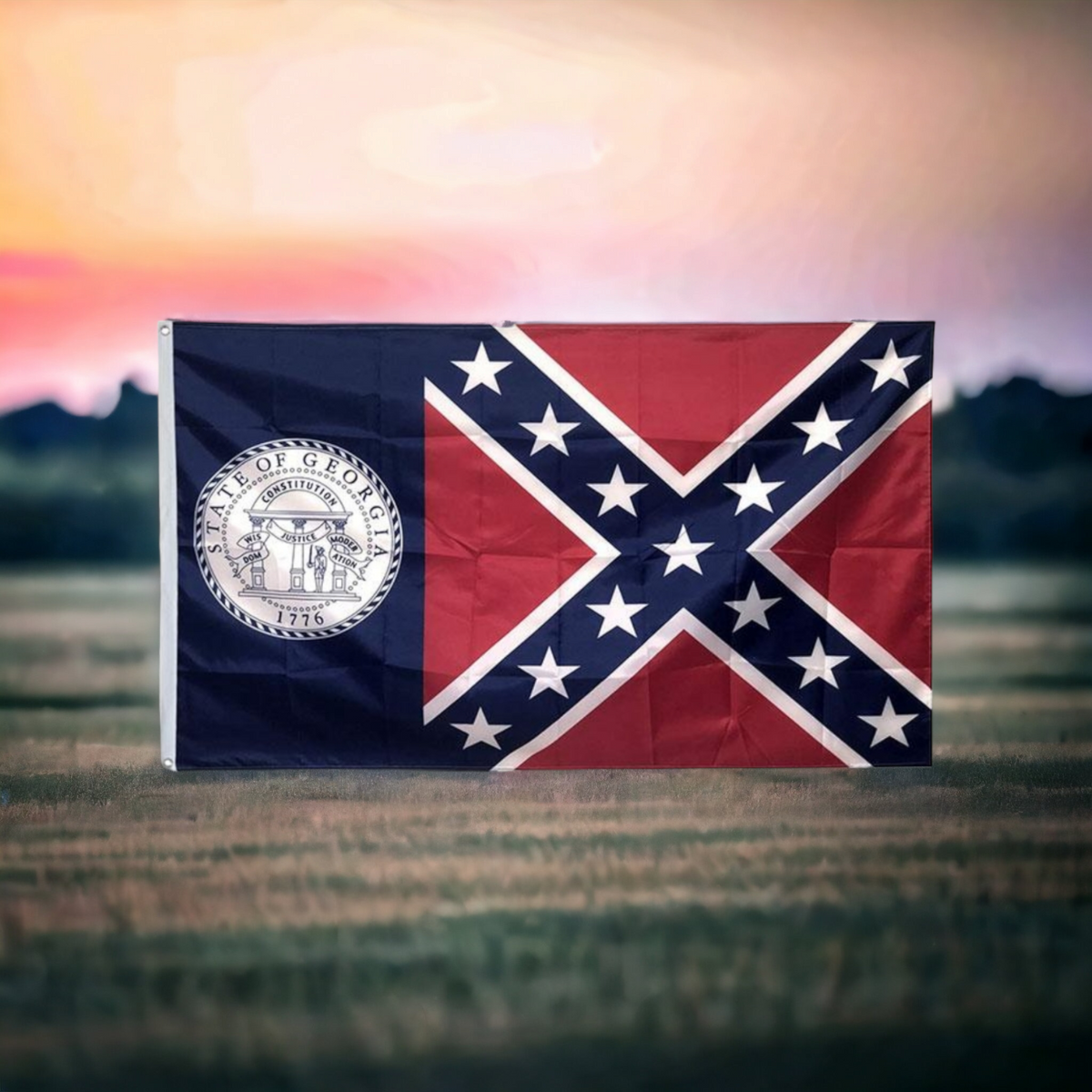 Old Ga. 1956 Flag (True Georgia Flag)