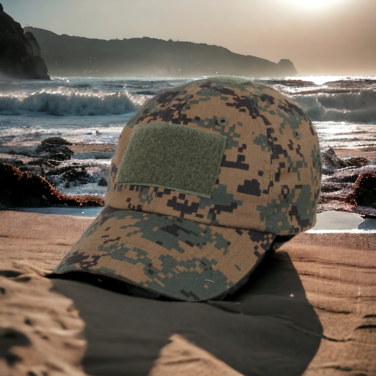 USMC Woodland Digital Operator Cap