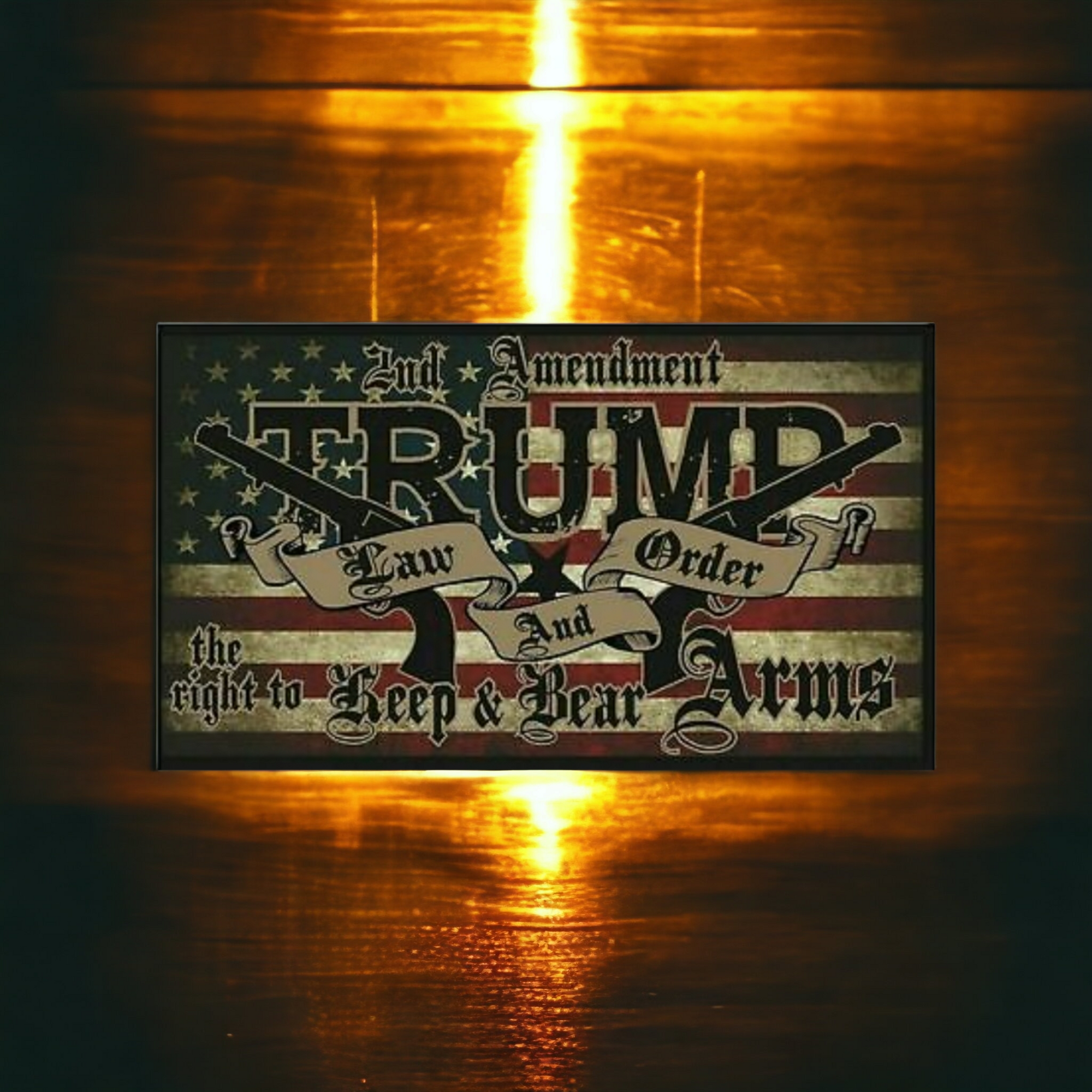 Trump Law and Order Flag