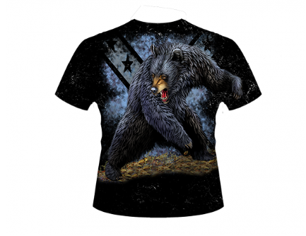 Bear All Over Shirt By Dixie Outfitters®