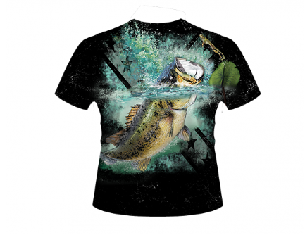 Largemouth Bass All Over Shirt By Dixie Outfitters®