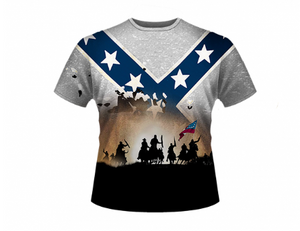 No Country For Yankees All Over Shirt By Dixie Outfitters® v1