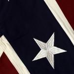 Battle Flag (Naval Jack) Premium Sewn Cotton Indoor Flag