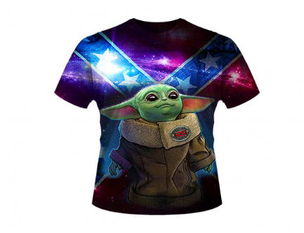 Baby Yoda All Over Shirt By Dixie Outfitters®