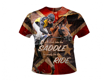 Climb Into The Saddle All Over Shirt By Dixie Outfitters®