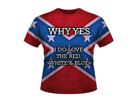 Red, White, and Blue All Over Shirt By Dixie Outfitters®