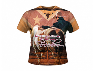 Riding A Horse All Over Shirt By Dixie Outfitters®