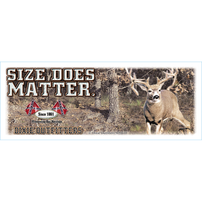 Deer Size Matters Mug By Dixie Outfitters®