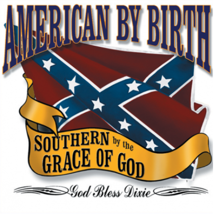 American By Birth - Sticker by Dixie Outfitters® v2