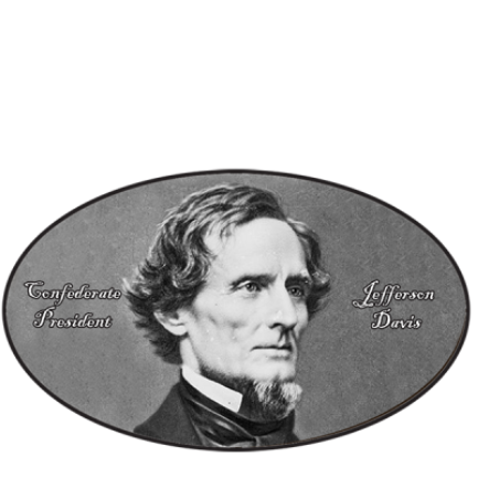 President Jefferson Davis - Sticker by Dixie Outfitters®