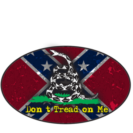 Don't Tread On Me BF - Sticker by Dixie Outfitters®