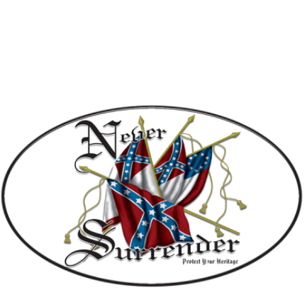 Never Surrender - Sticker by Dixie Outfitters®