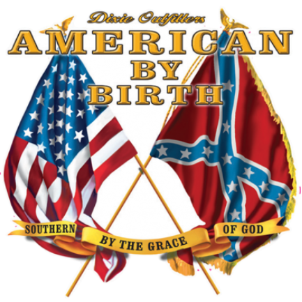 American By Birth - Sticker by Dixie Outfitters®